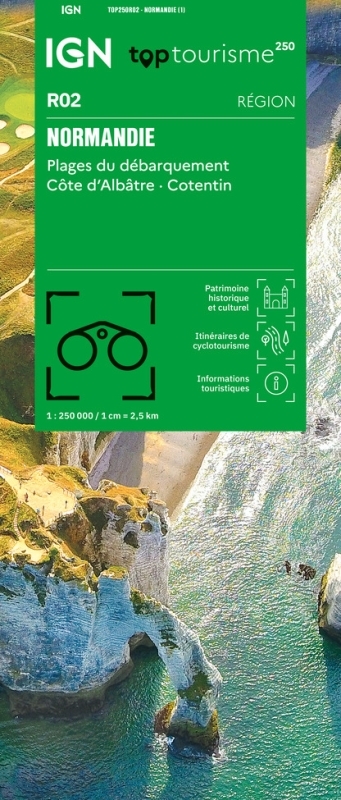 TOP250R02 - NORMANDIE / Plages du débarquement / Côte d Albâtre . Cotentin