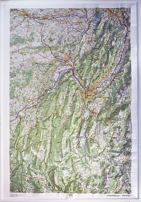60171 Relief Chartreuse/Vercors  1/100.000