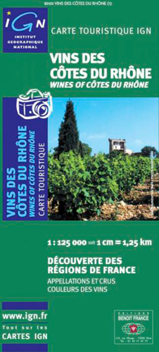 83105 Vins Des Cotes Du Rhone  1/125.000