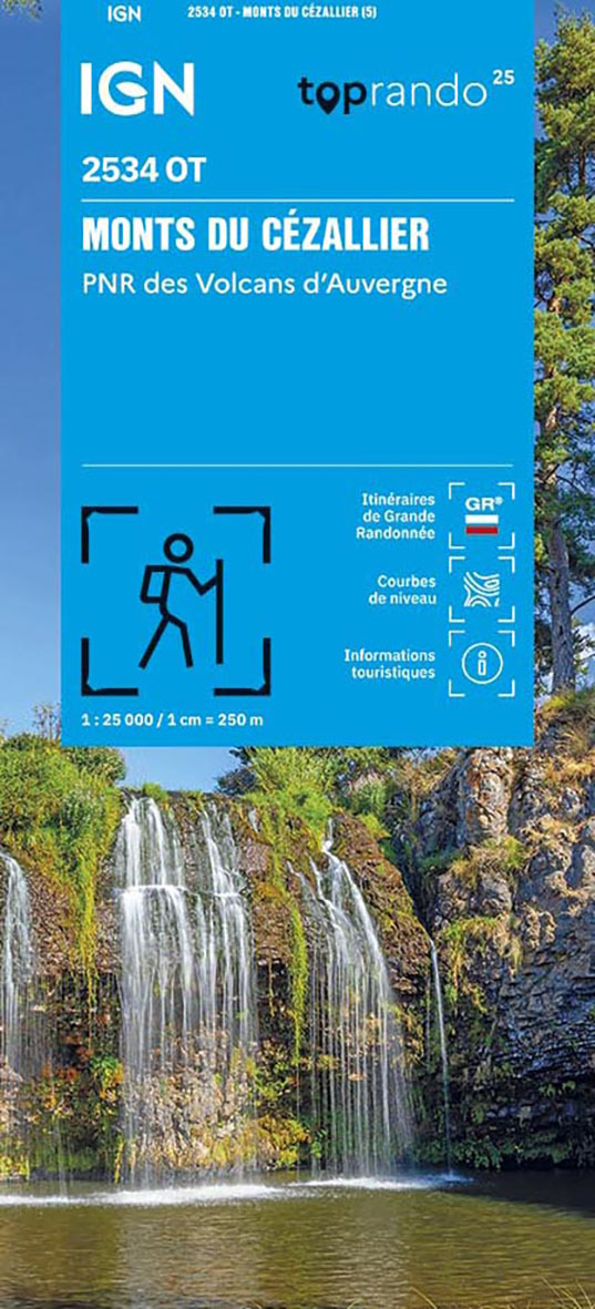 2534OT - MONTS DU CÉZALLIER - PNR DES VOLCANS D'AUVERGNE