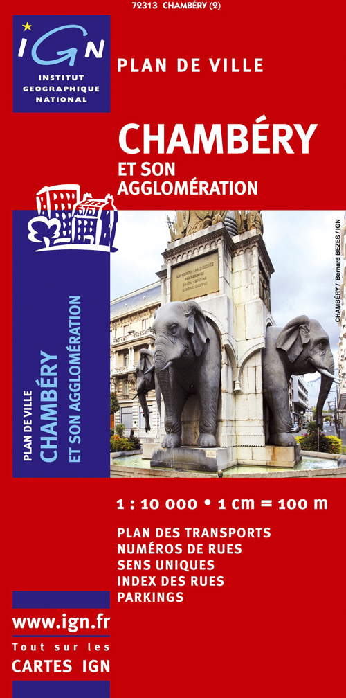 72313 Plan De Chambery Sans Livret 1/10.000