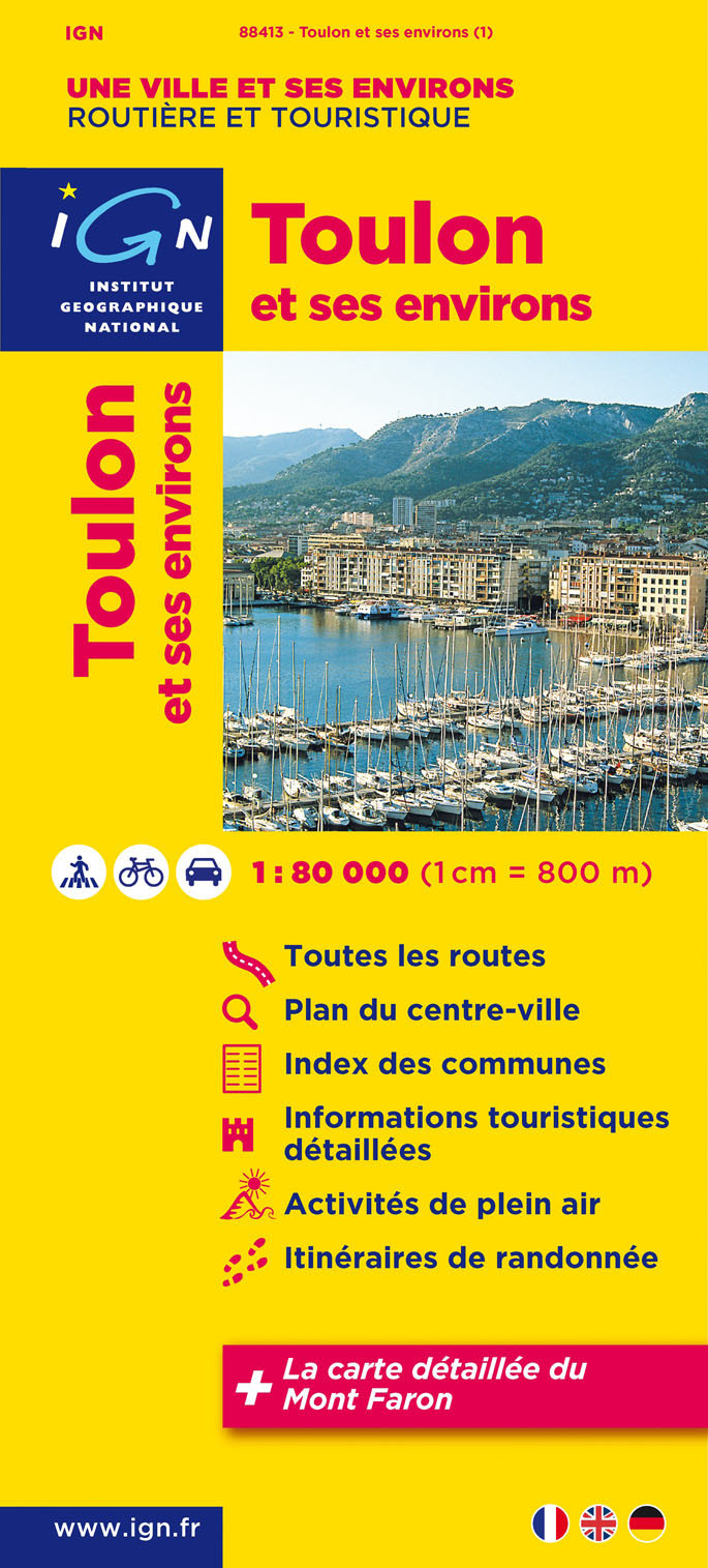 88413 Toulon Et Ses Environs  1/80.000