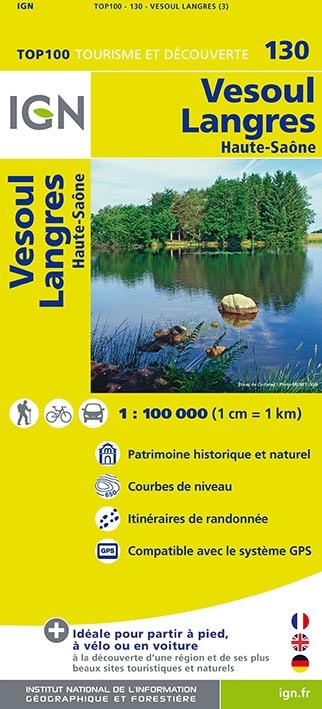 Aed Top100130 Vesoul/Langres  1/100.000