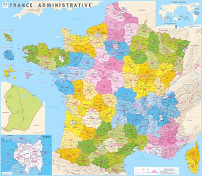 70049 France Administrative Plastifiee  1/1M  100X115 Cm