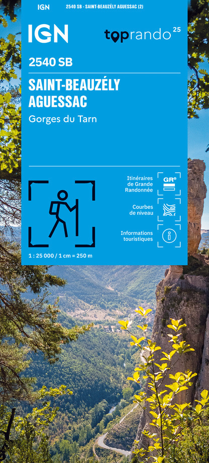 2540SB - SAINT-BEAUZÉLY - AGUESSAC GORGES DU TARN