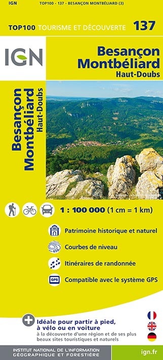 Top100137 Besancon/Montbeliard  1/100.000