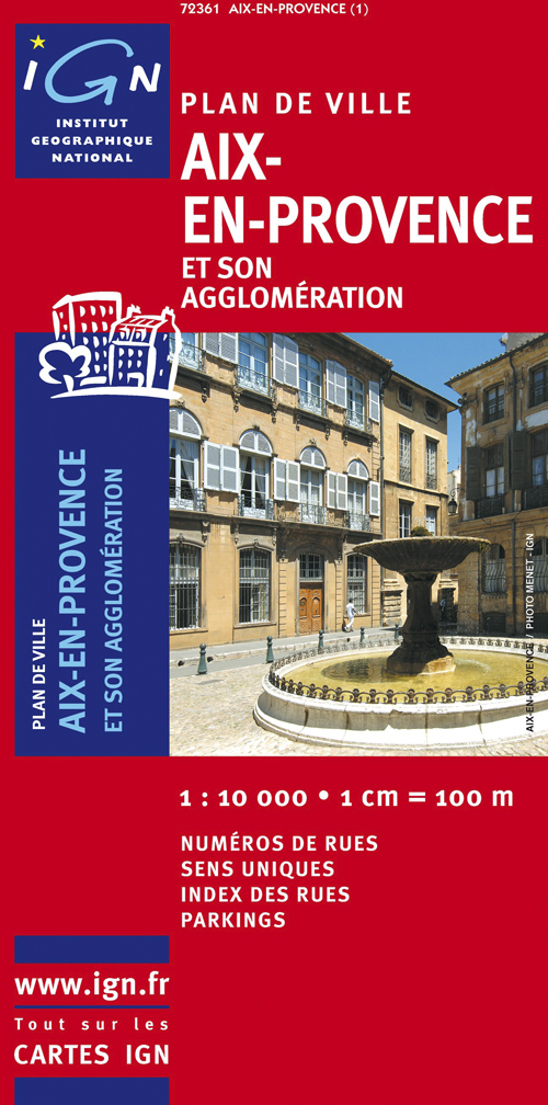 Aed Plan D'Aix-En-Provence  1/10.000
