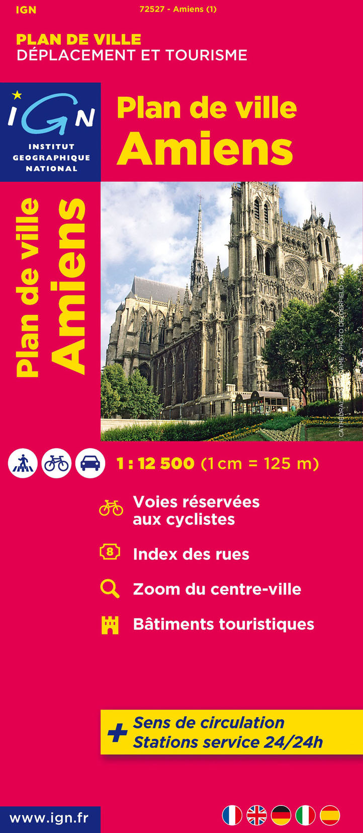 Aed 72527 Plan D'Amiens   1/12.500