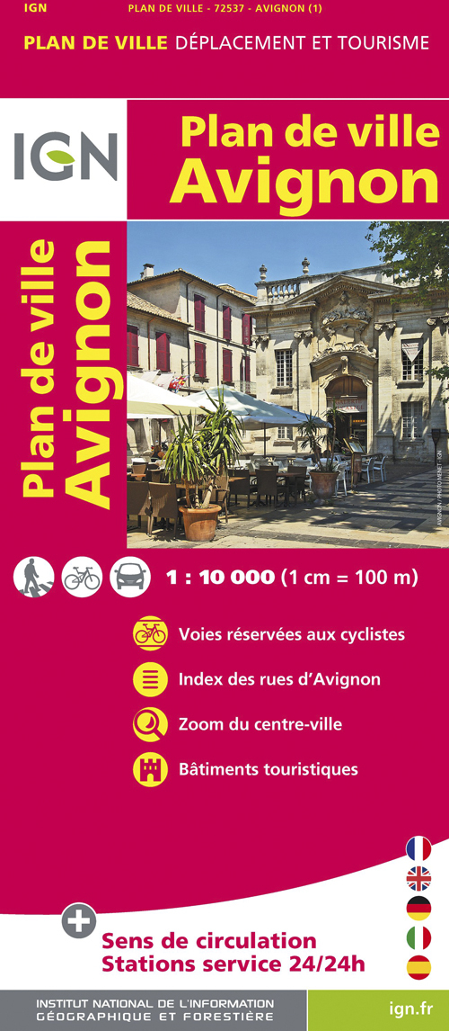 72537 Plan D'Avignon  1/10.000