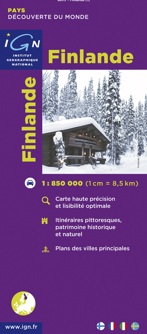 86117 Finlande  1/850.000