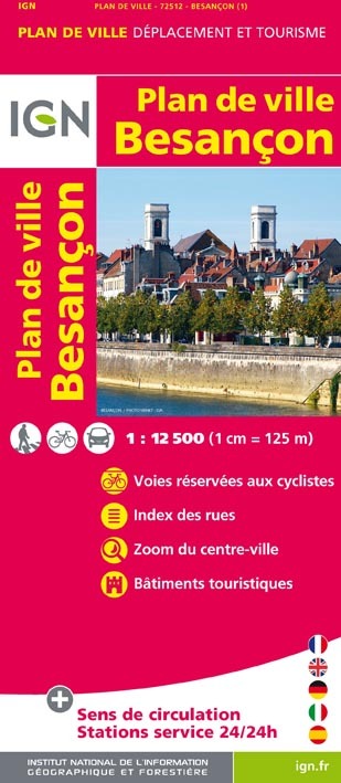 72512 Plan De Besancon  1/12.500