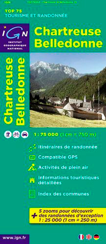 Top75002 Chartreuse/Belledonne  1/75.000
