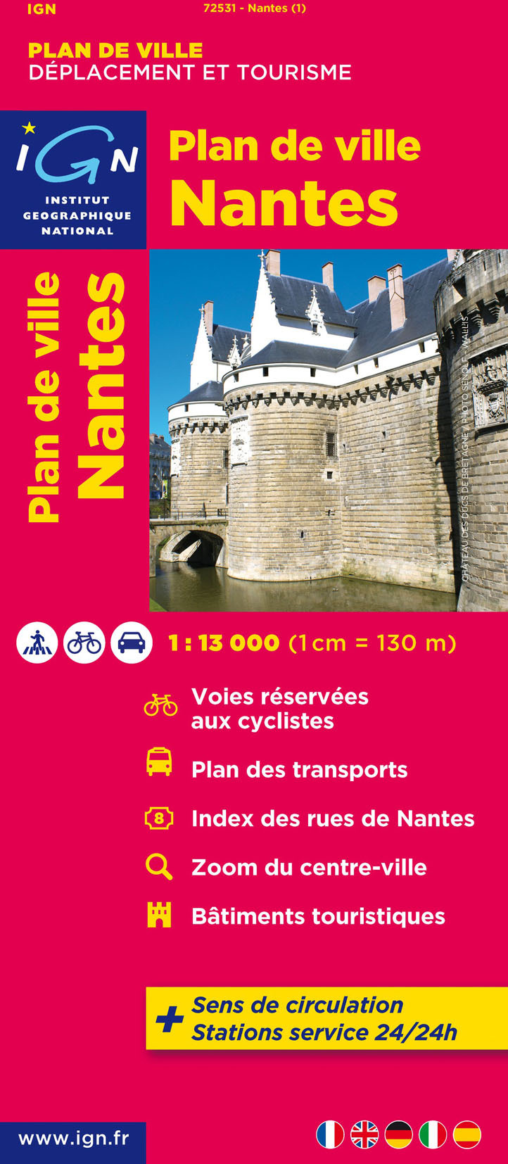 72531 Plan De Nantes  1/13.000