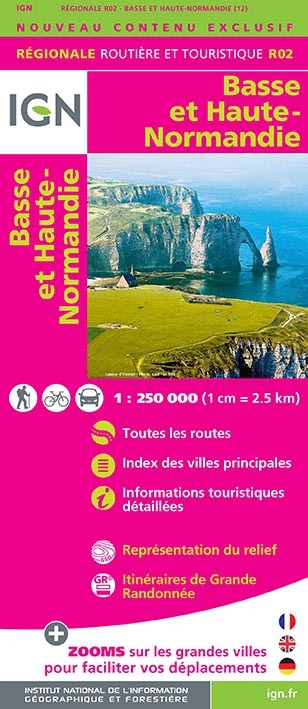 Aed R02 Basse Et Haute-Normandie  1/250.000