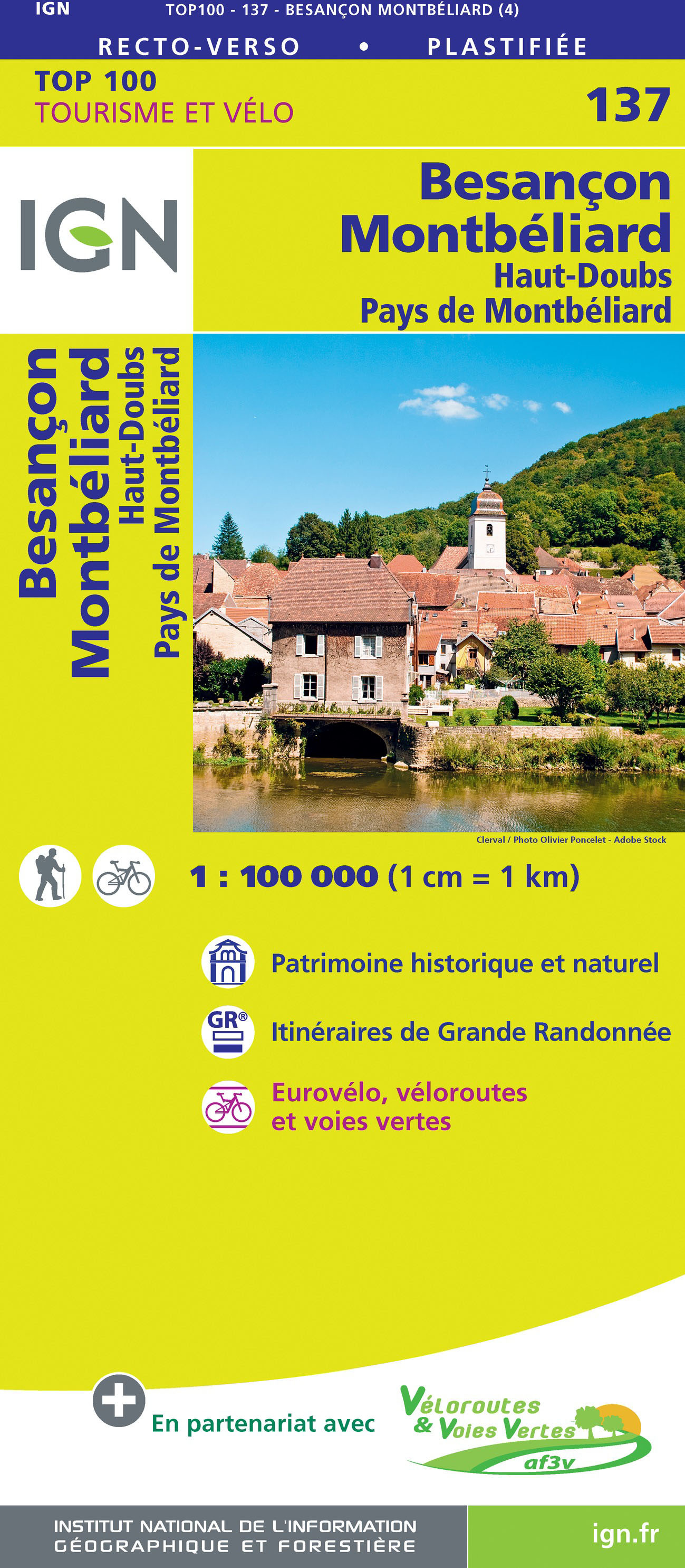 Top100137 Besancon / Montbeliard  1/100.000