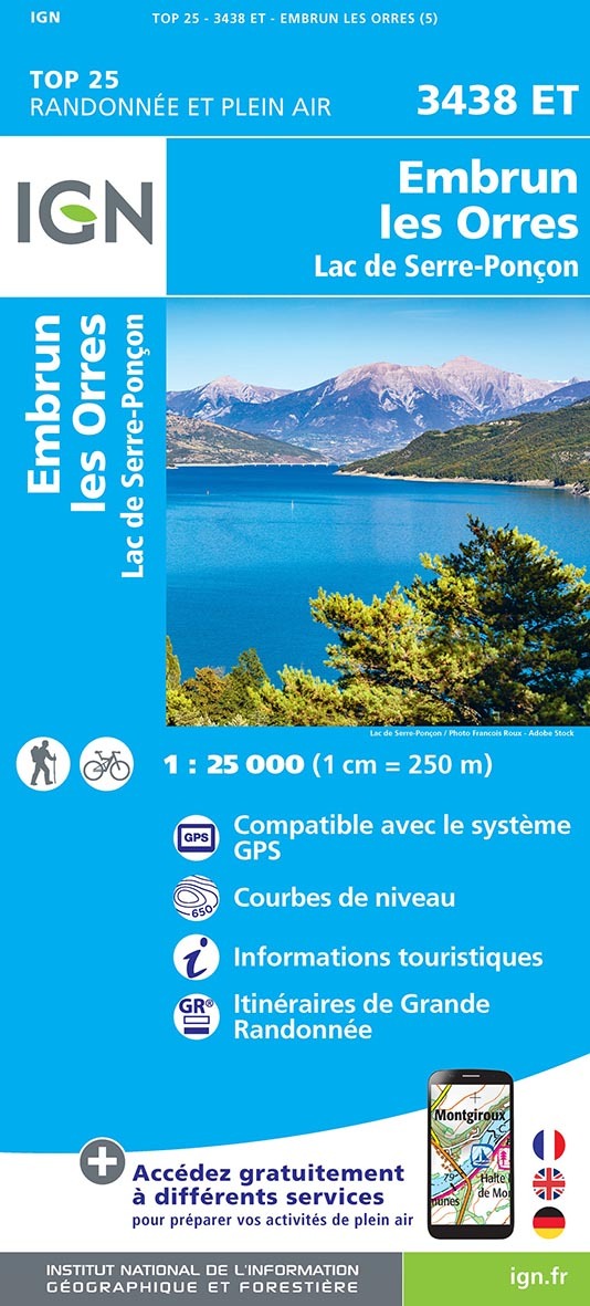 3438Et Embrun.Les Orres.Lac De Serre-Poncon