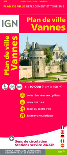 Aed 72538 Plan De Vannes   1/8.000