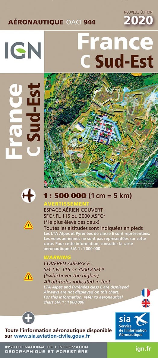 Oaci944 France Sud-Est 2020 1/500.000