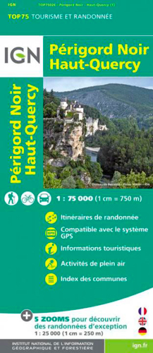 Top75026 Perigord Noir/Haut-Quercy  1/75.000