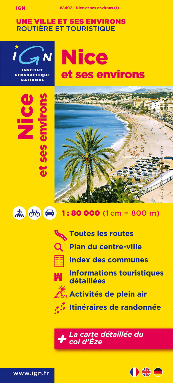 88407 Nice Et Ses Environs  1/80.000