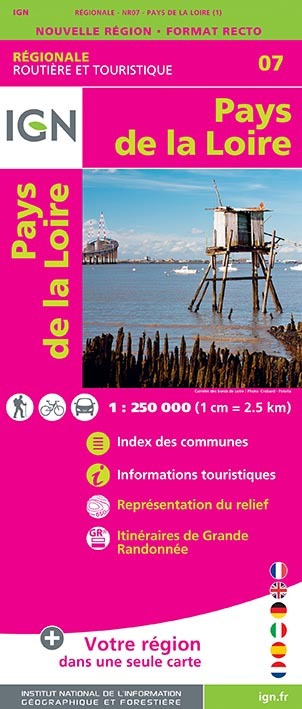 Nr07 Pays De La Loire  1/250 000
