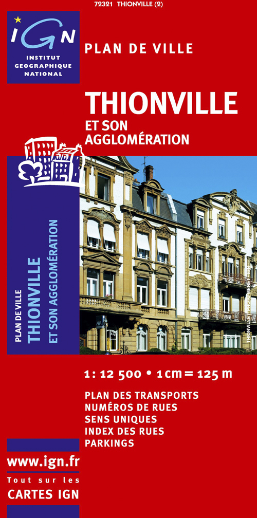 Plan De Thionville Sans Livret  1/12.500