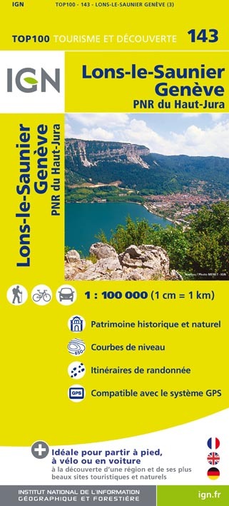 Top100143 Lons-Le-Saunier/Geneve  1/100.0000