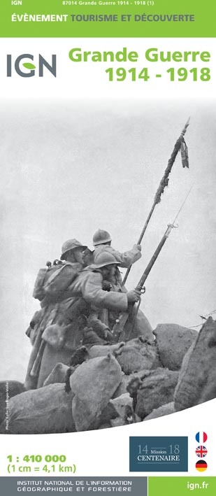 Aed 87014 Grande Guerre 1914-1918  1/410.000