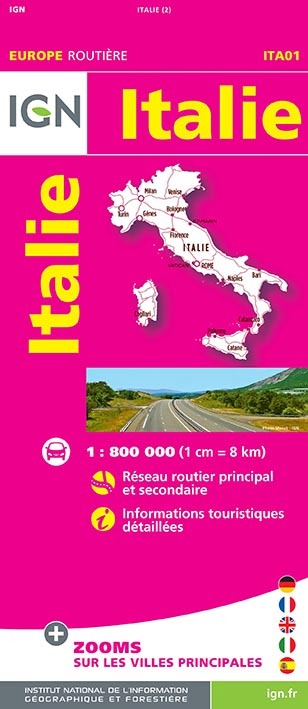 Aed Ita01 Italie  1/800.000