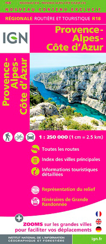 Aed R18 Provence/Alpes/Cote D'Azur  1/250.000