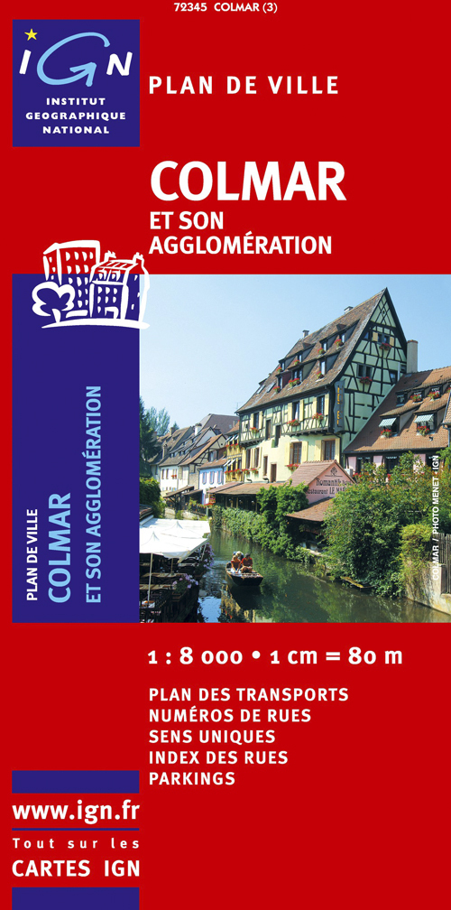 Plan De Colmar Sans Livret 1/8.000