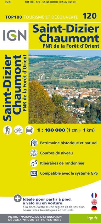 Aed Top100120 St-Dizier/Chaumont  1/100.000