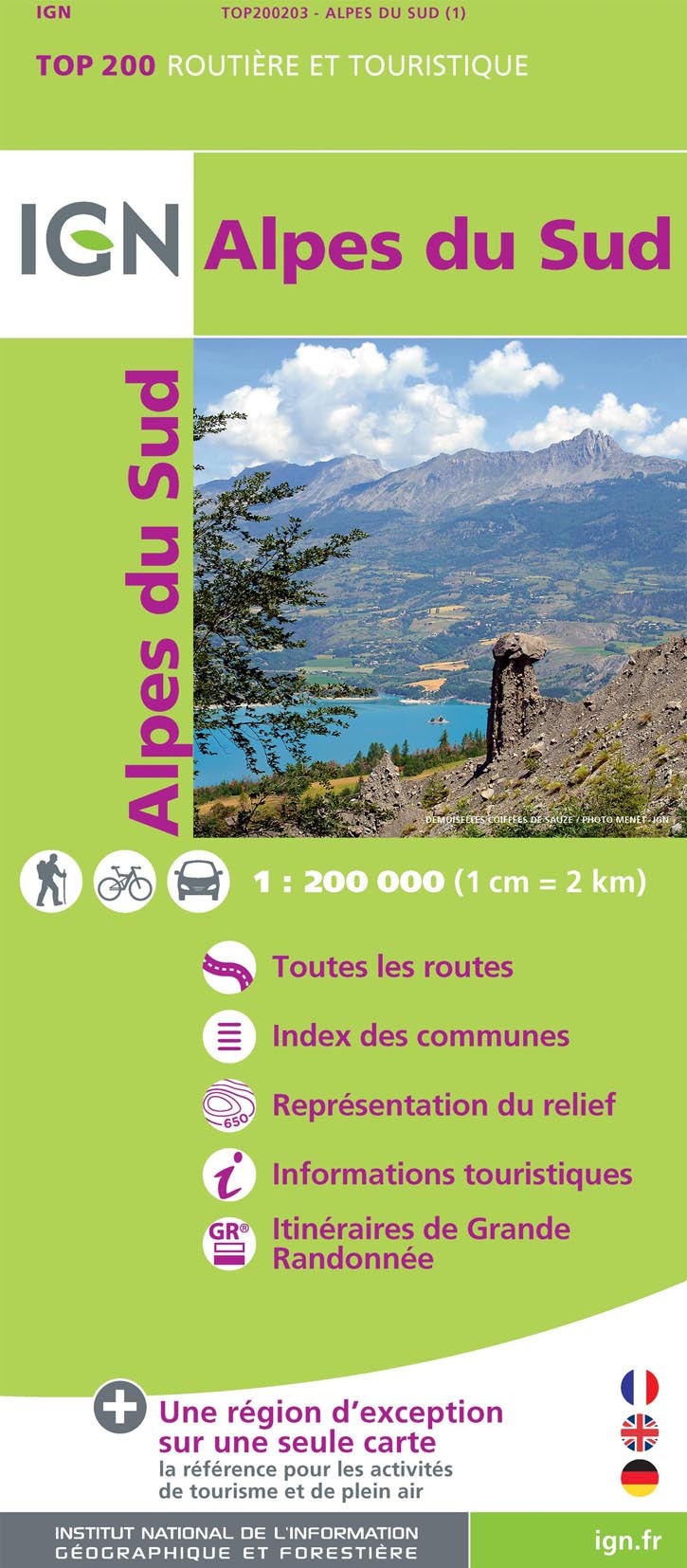 Aed Top200203 Alpes Du Sud  1/200.000