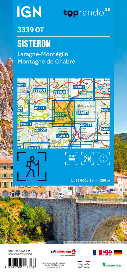 3339OT - SISTERON - LARAGNE-MONTEGLIN - MONTAGNE DE CHABRE