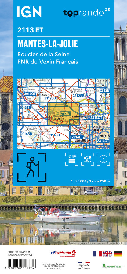 2113ET - MANTES-LA-JOLIE - BOUCLES DE LA SEINE - PNR DU VEXIN FRANÇAIS