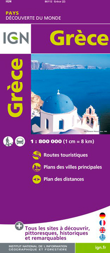 Aed 86112 Grece  1/800.000