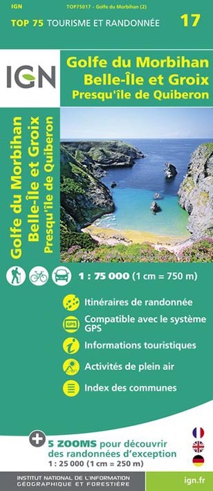 Top75017 Golfe Du Morbihan/Ile De Groix  1/75.000
