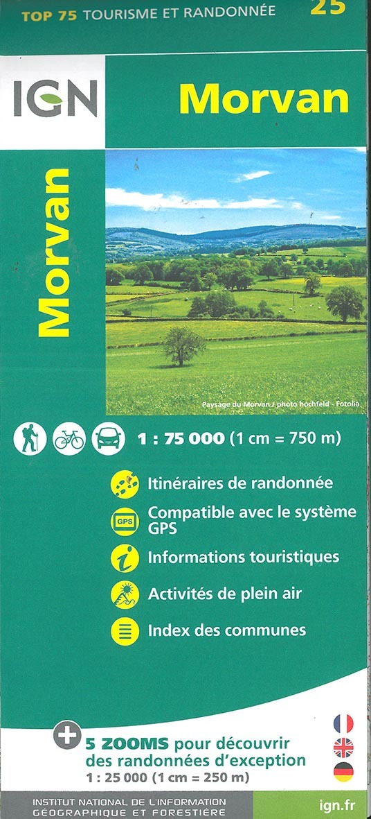 Top75025 Morvan  1/75.000