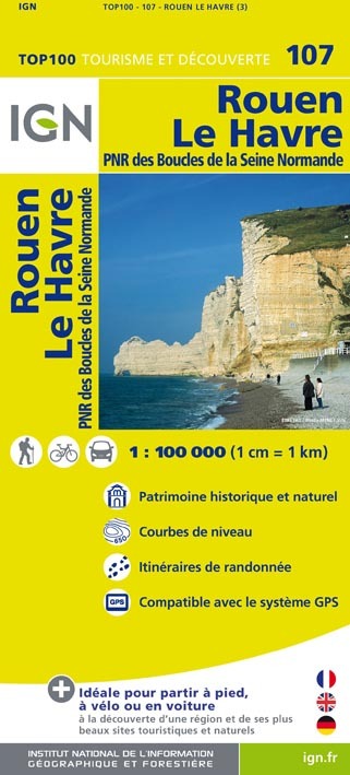 Aed Top100107 Rouen/Le Havre  1/100.000