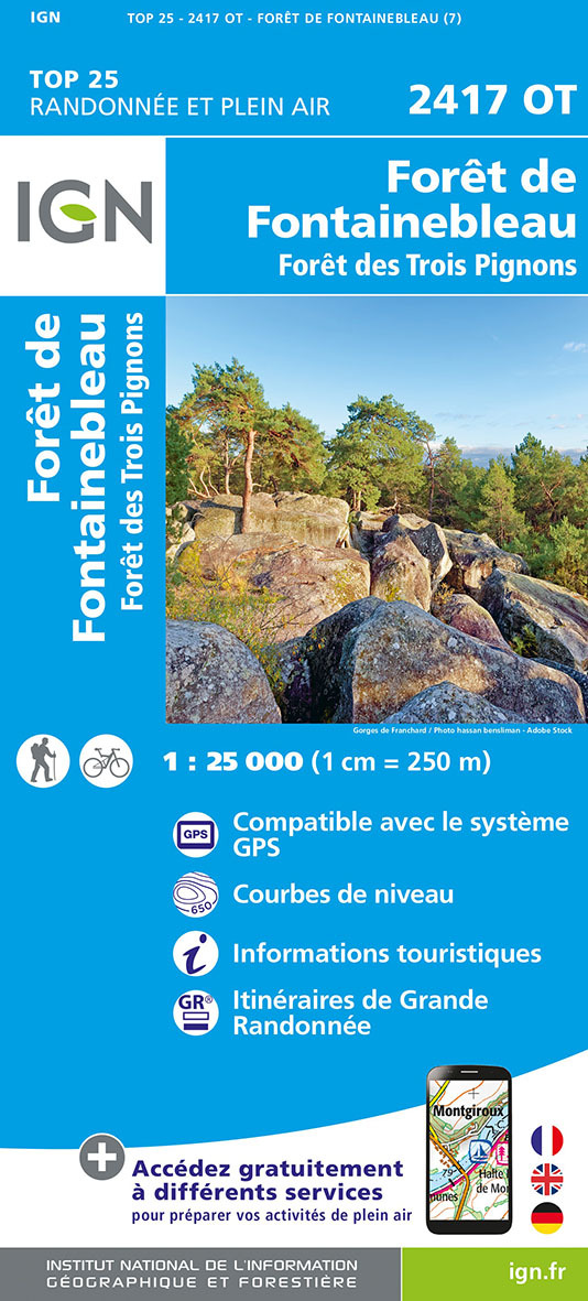 FORETS DE FONTAINEBLEAU TROIS PIGNONS