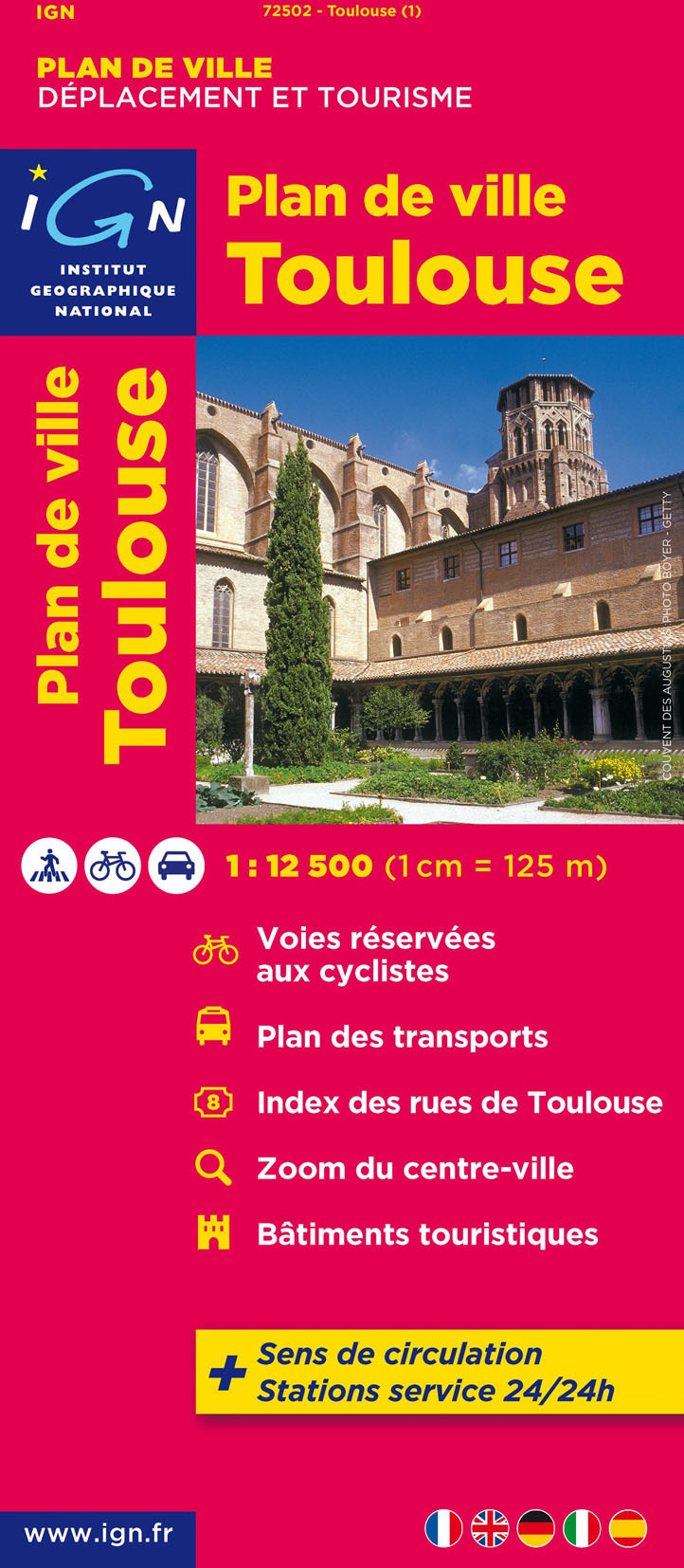72502 Plan De Toulouse  1/12.500