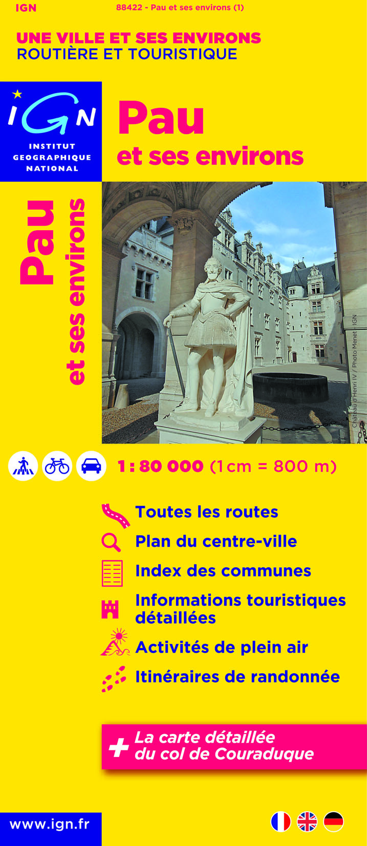 88422 Pau Et Ses Environs  1/80.000