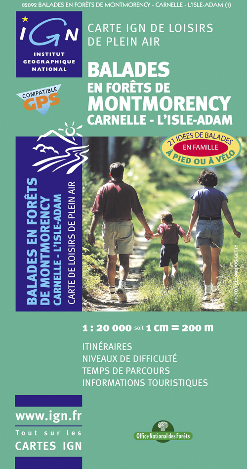 82092 Balades En Foret De Montmorency  1/20.000