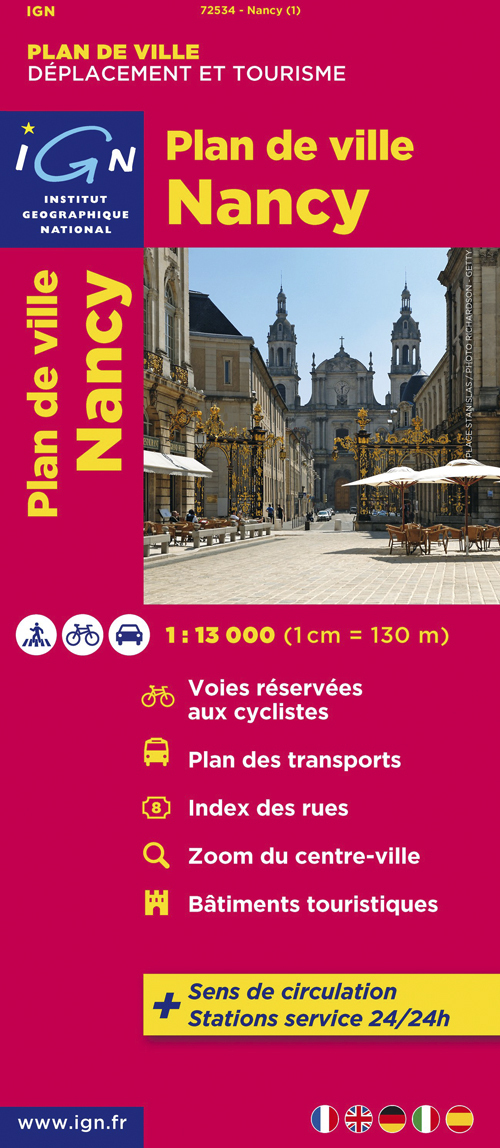 72534 Plan De Nancy  1/12.500