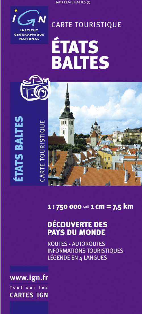 86119 Etats Baltes  1/750.000