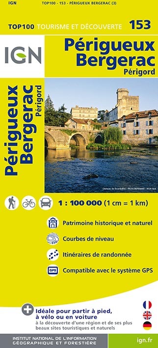 Top100153 Perigueux/Bergerac  1/100.000