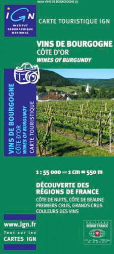83104 Vins De Bourgogne  1/55.000