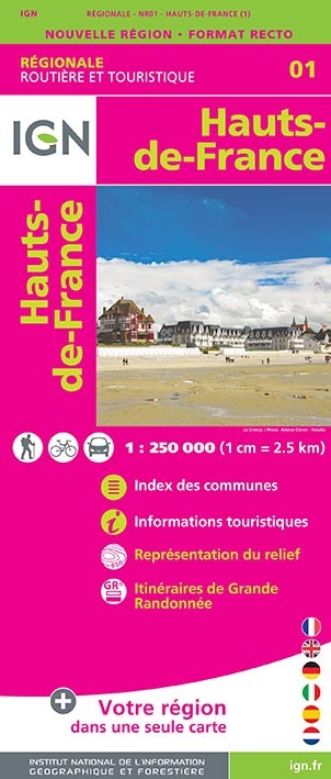 Nr01 Hauts-De-France 1/250 000