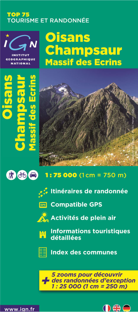 Aed Oisans/Champsaur  1/75.000