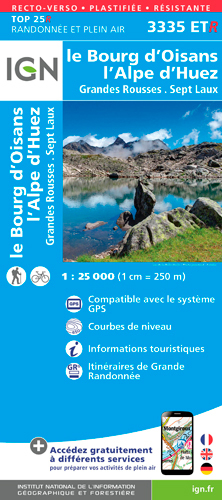 3335Etr Le Bourg-D'Oisans/L'Alpe-D'Huez/Grandes Rousses/Sept Laux (Resistante)